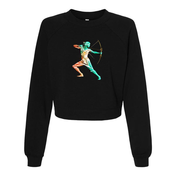 BELLA CANVAS WOMEN'S CROPPED FLEECE PULLOVER 7505